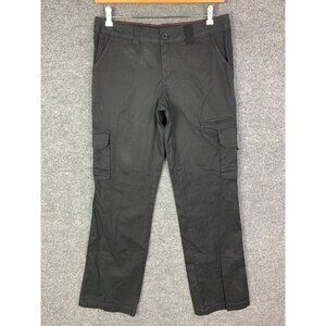 NWOT Dickies Womens Sz 8R Cargo Pant Straight‎ Leg Cotton Black